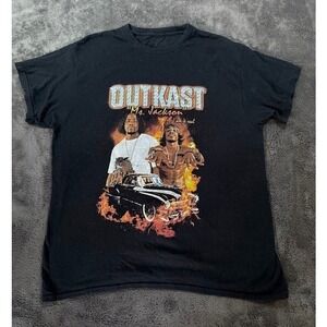 Outkast‎ Ms Jackson Graphic T-Shirt Mens Large Black Rap Hip Hop Tee Andre 3000